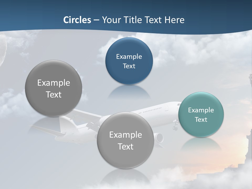 Country Airport Turism PowerPoint Template
