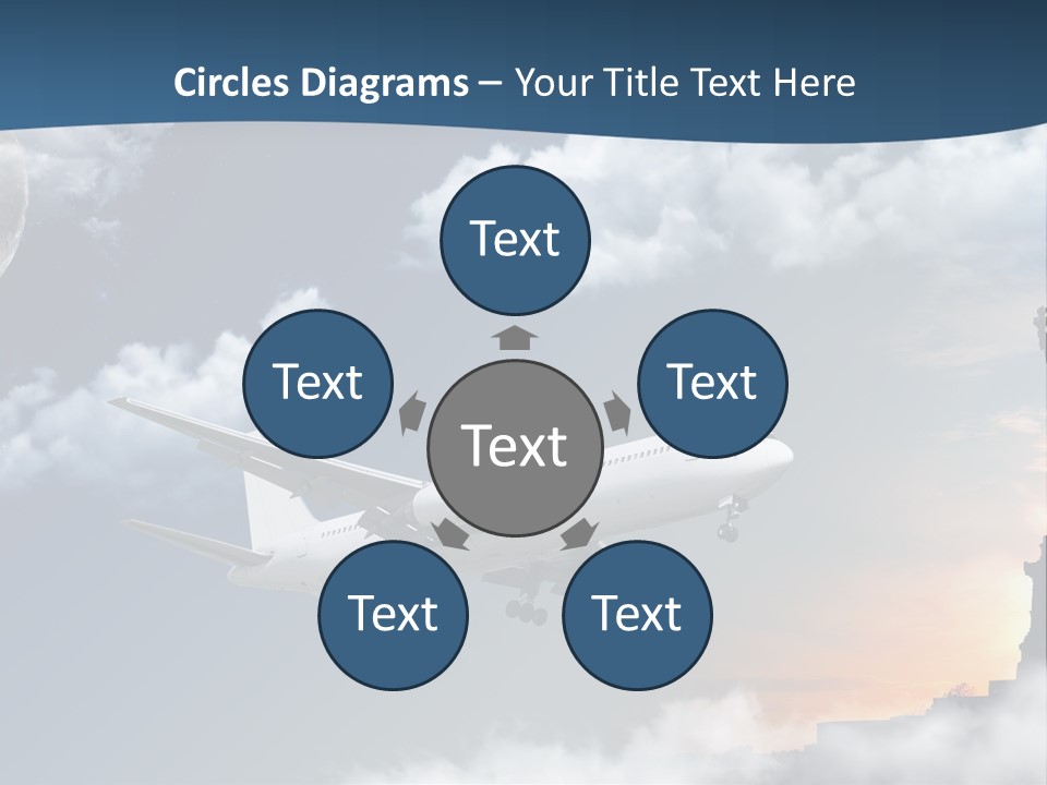 Country Airport Turism PowerPoint Template