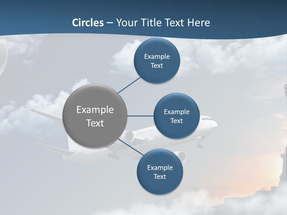 Country Airport Turism PowerPoint Template