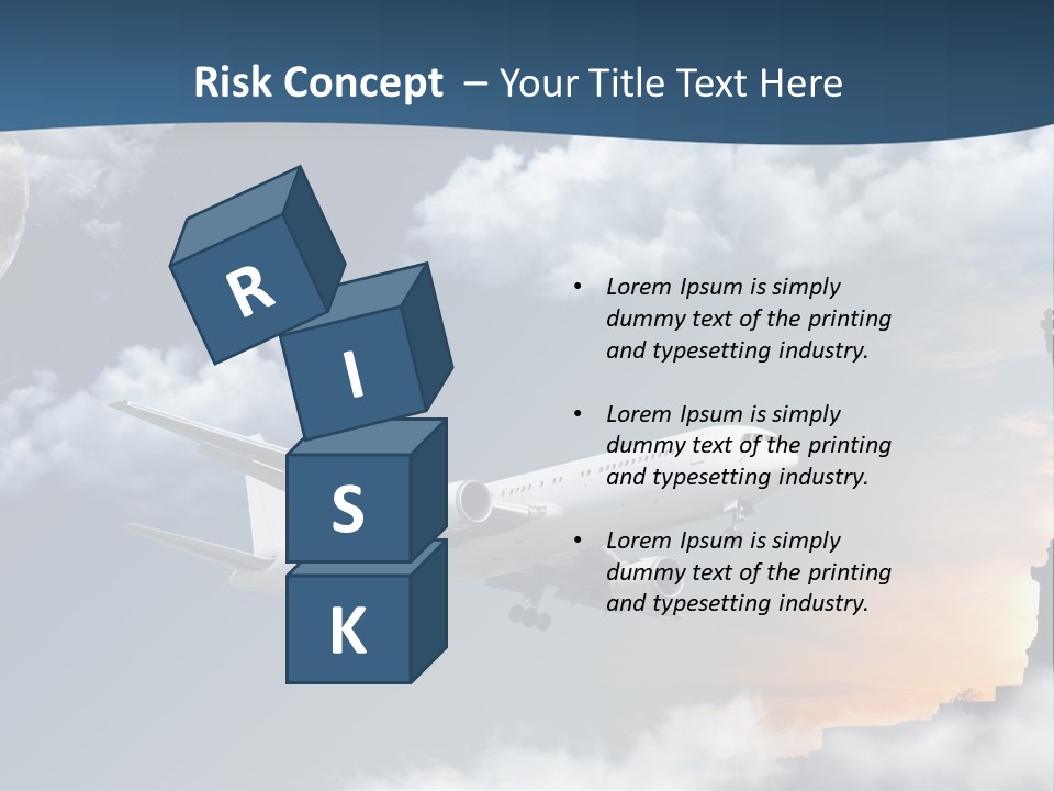 Country Airport Turism PowerPoint Template