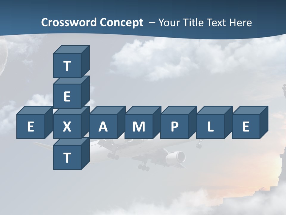 Country Airport Turism PowerPoint Template