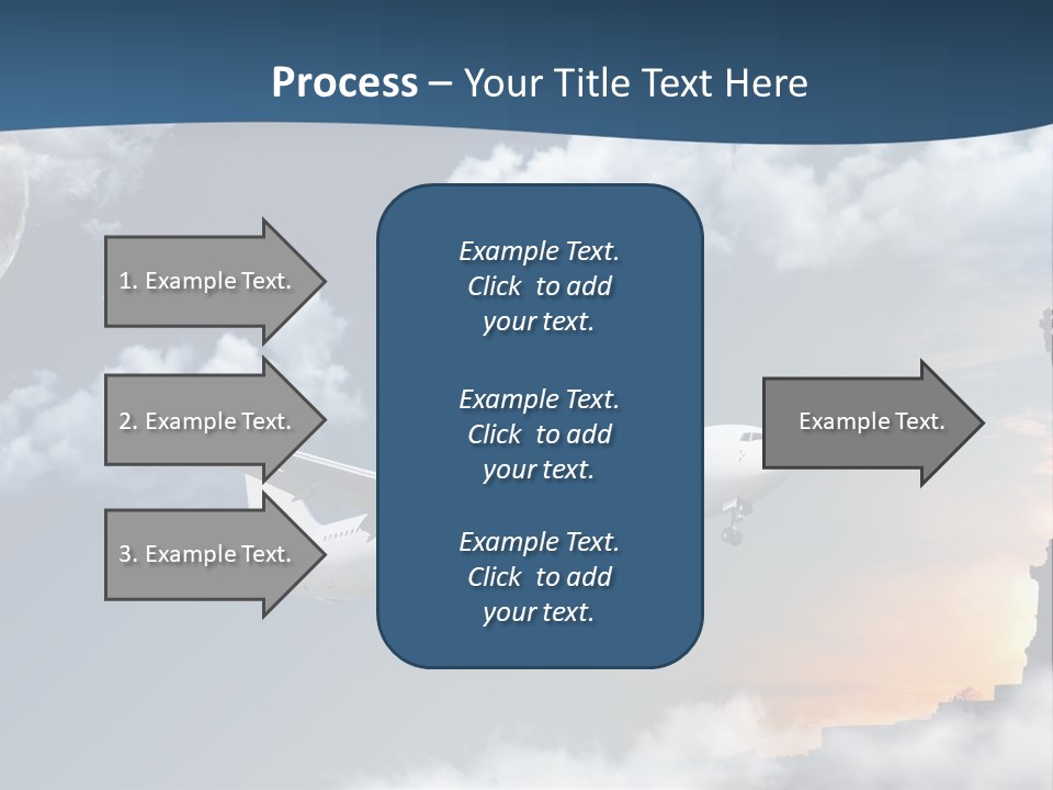 Country Airport Turism PowerPoint Template