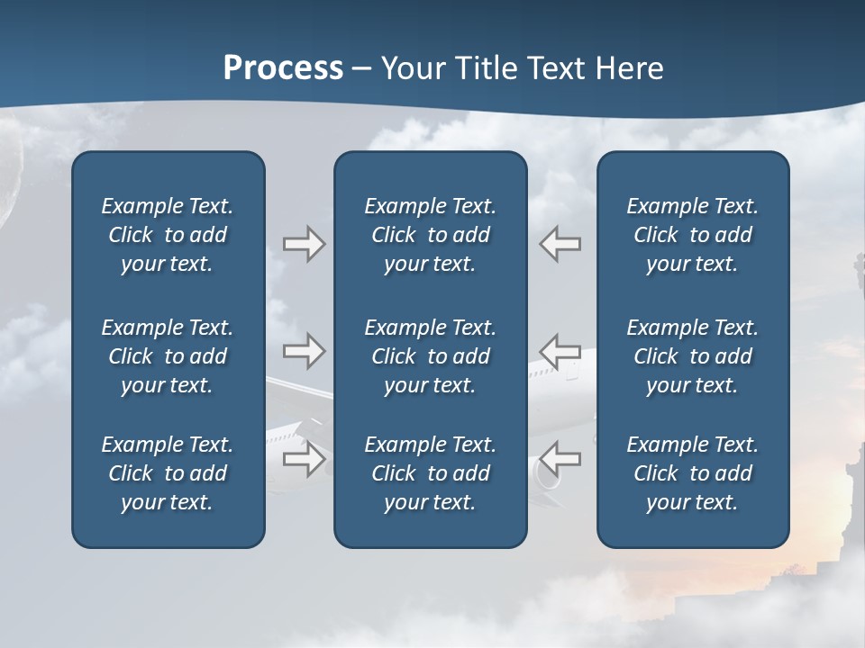 Country Airport Turism PowerPoint Template