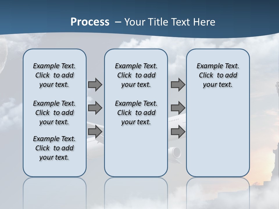 Country Airport Turism PowerPoint Template