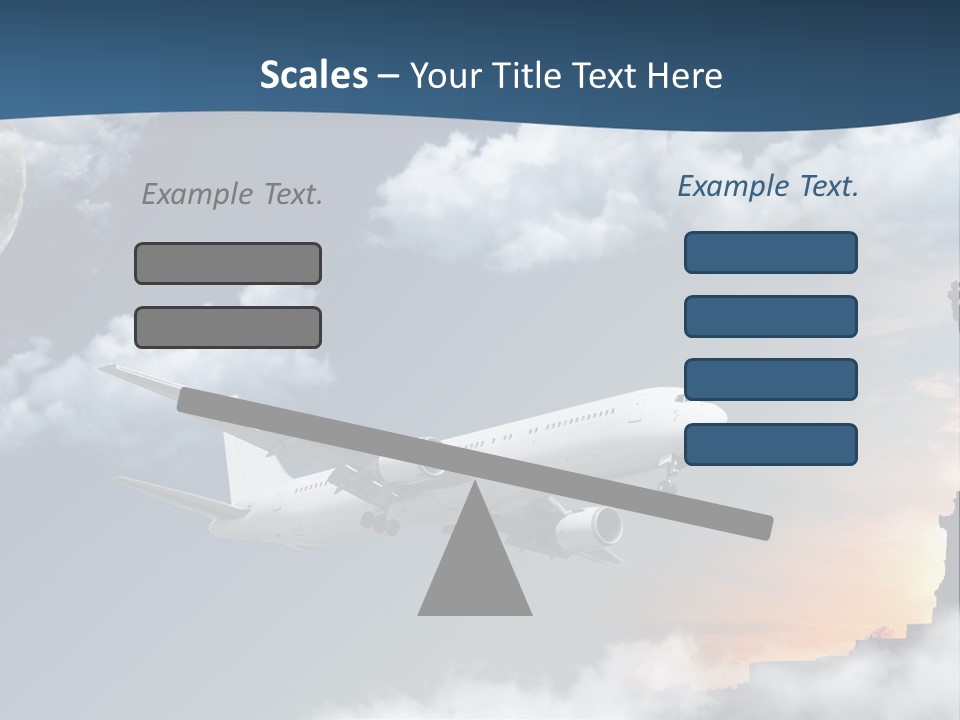Country Airport Turism PowerPoint Template
