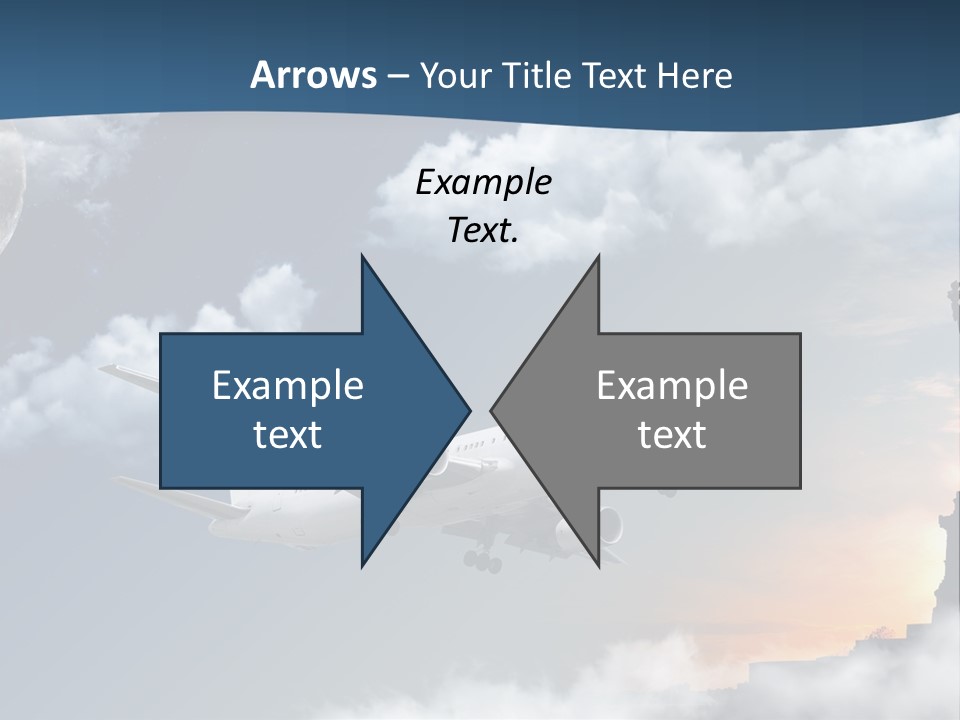 Country Airport Turism PowerPoint Template