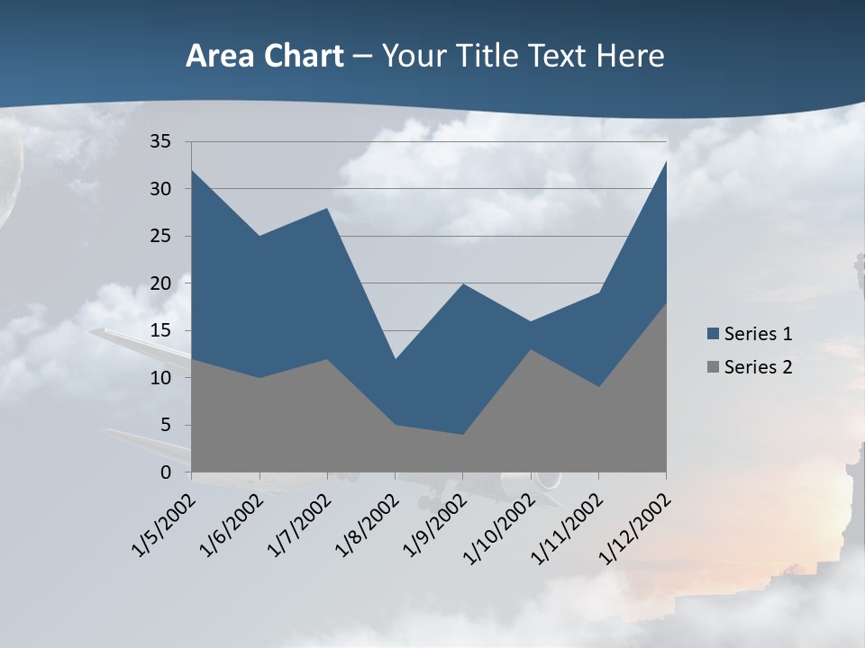 Country Airport Turism PowerPoint Template