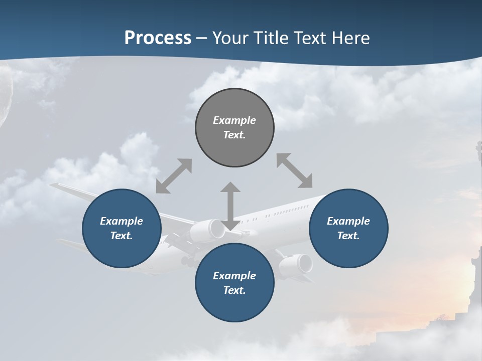 Country Airport Turism PowerPoint Template