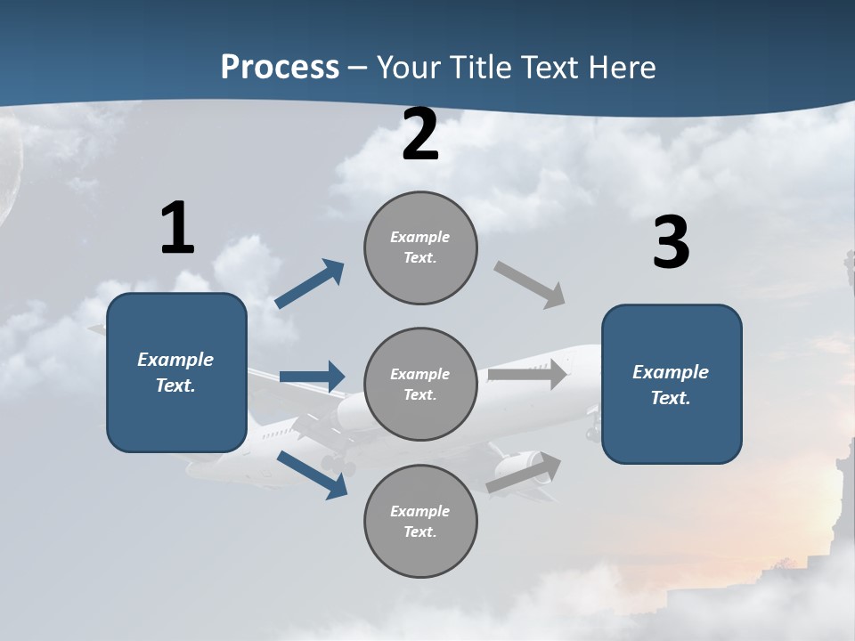 Country Airport Turism PowerPoint Template