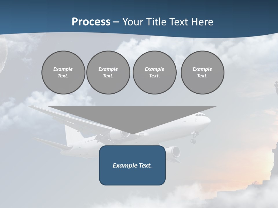 Country Airport Turism PowerPoint Template