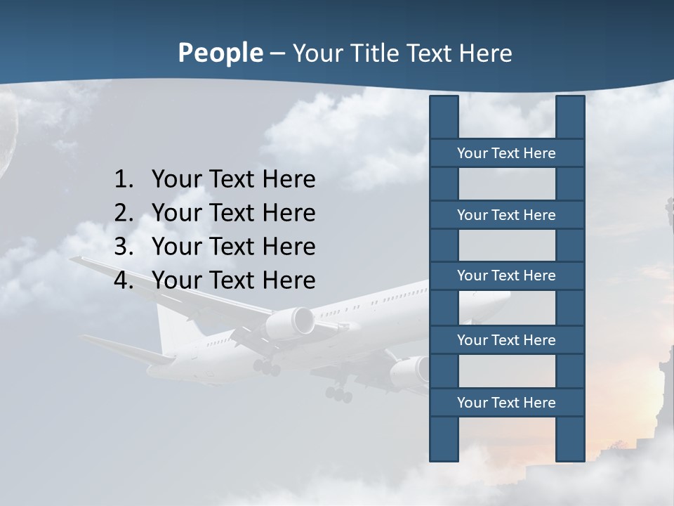 Country Airport Turism PowerPoint Template