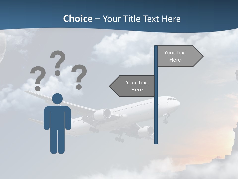 Country Airport Turism PowerPoint Template