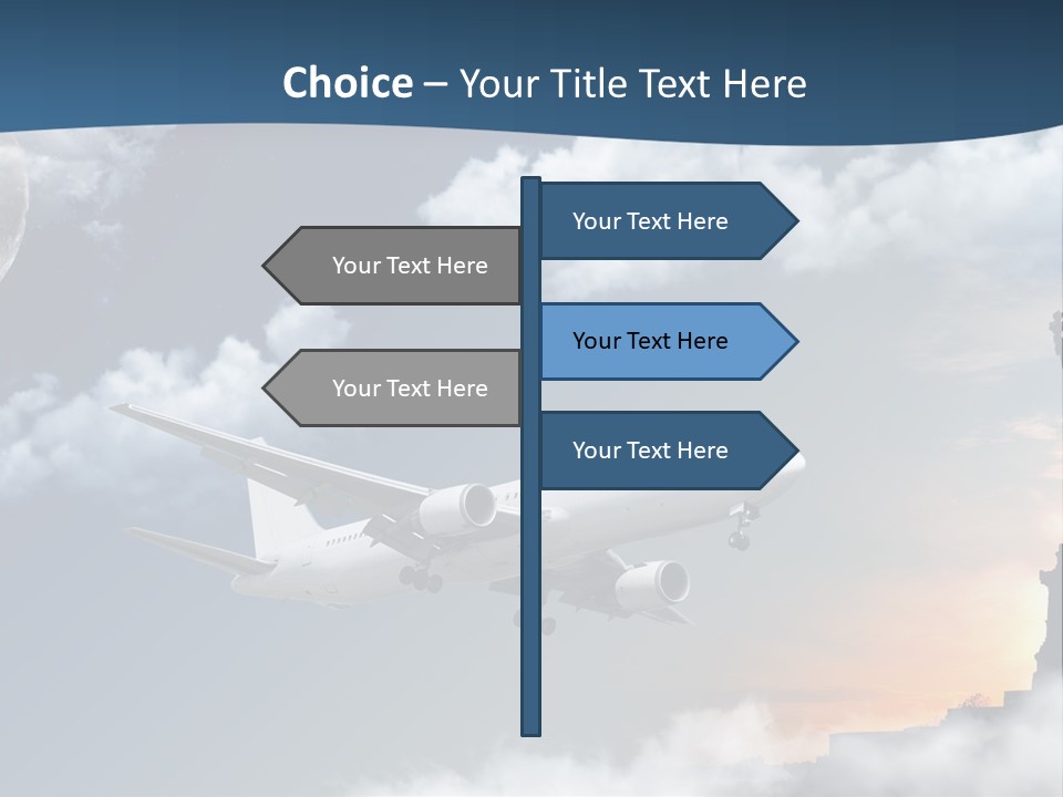 Country Airport Turism PowerPoint Template