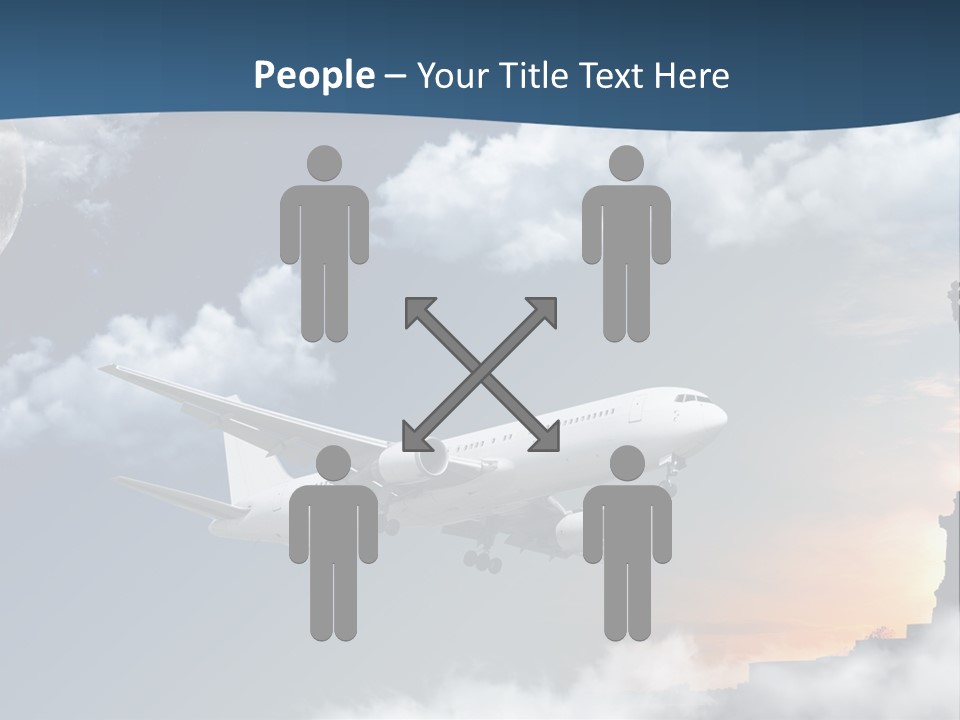 Country Airport Turism PowerPoint Template