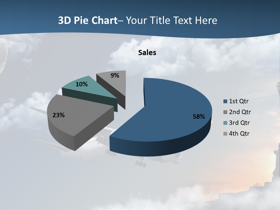Country Airport Turism PowerPoint Template