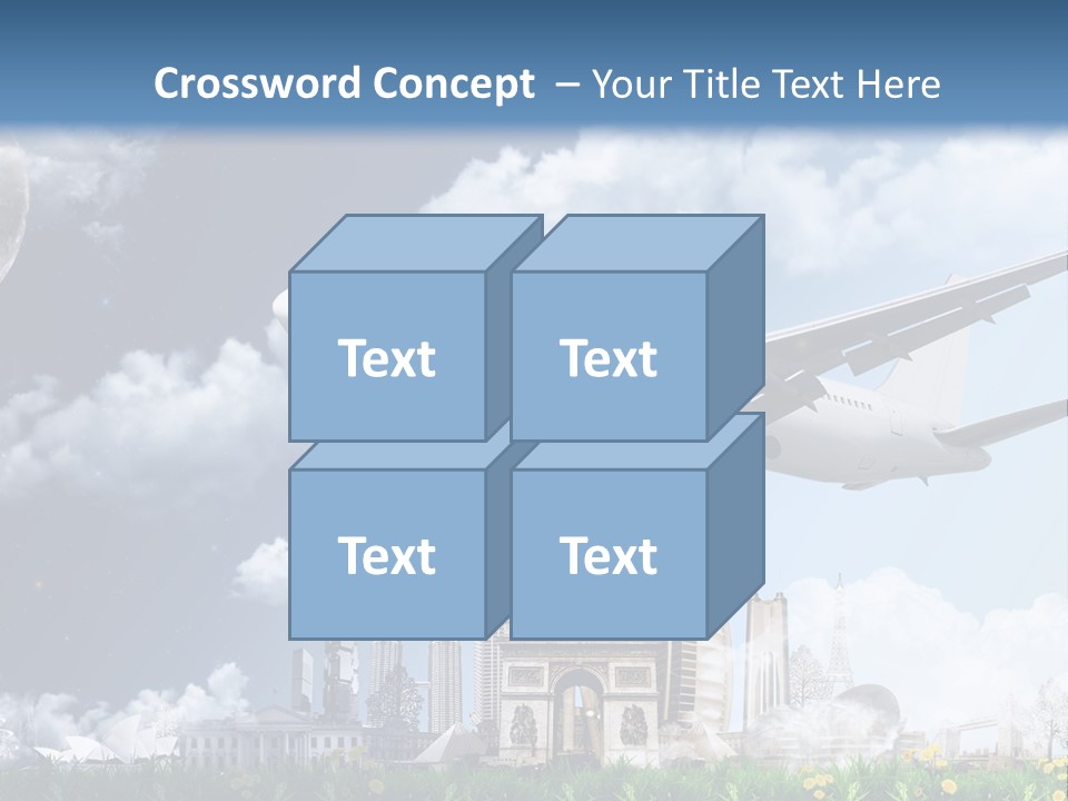 Travel Moon World PowerPoint Template