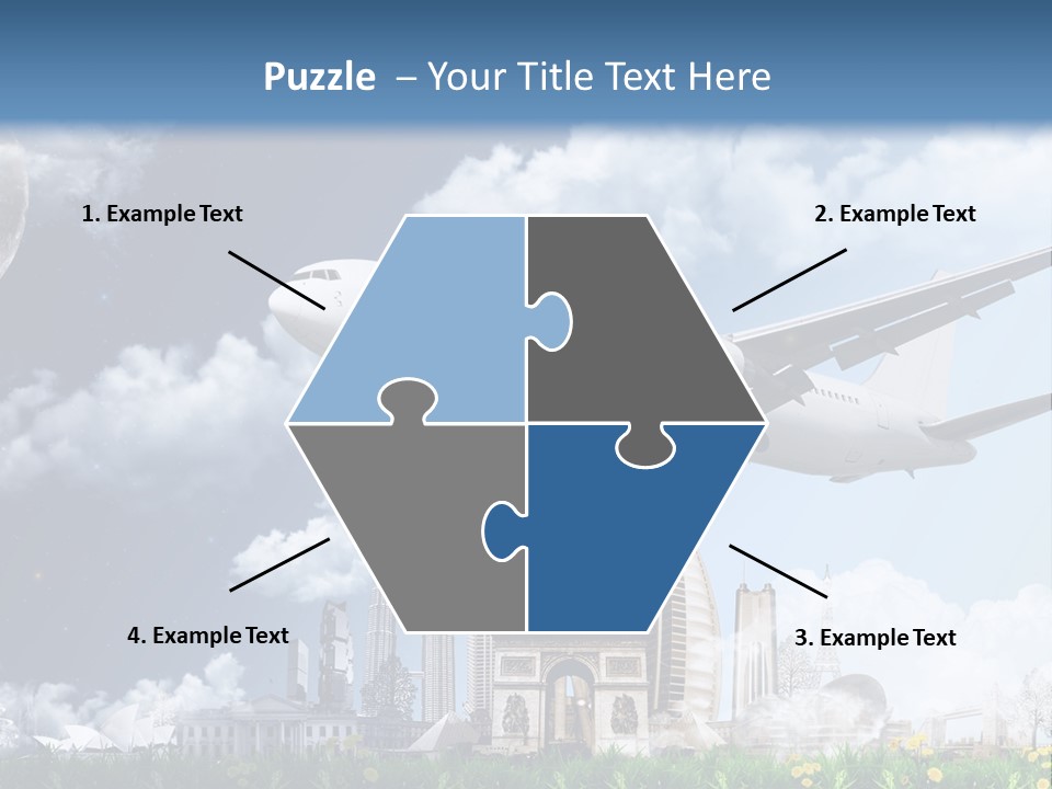 Travel Moon World PowerPoint Template