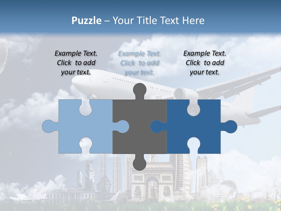 Travel Moon World PowerPoint Template