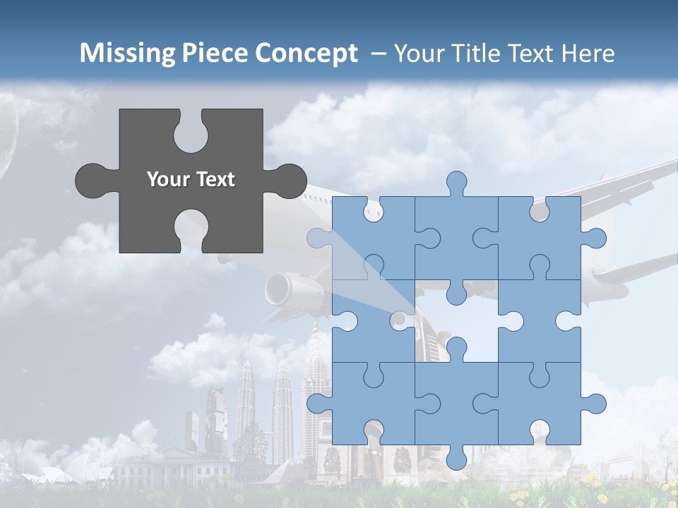 Travel Moon World PowerPoint Template