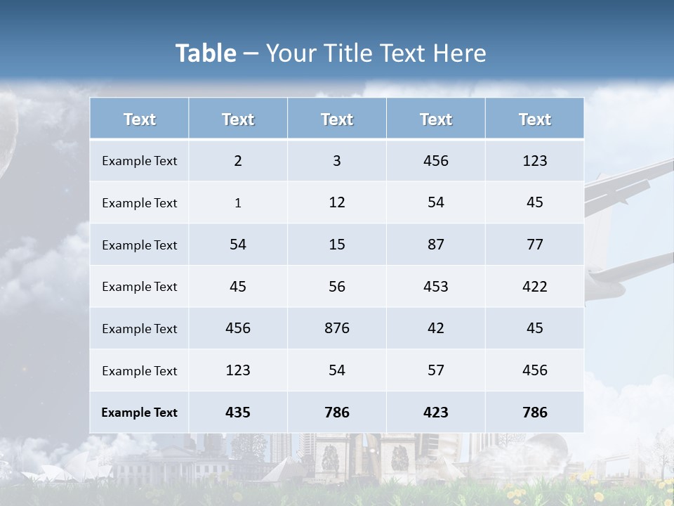 Travel Moon World PowerPoint Template