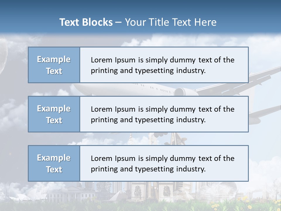 Travel Moon World PowerPoint Template
