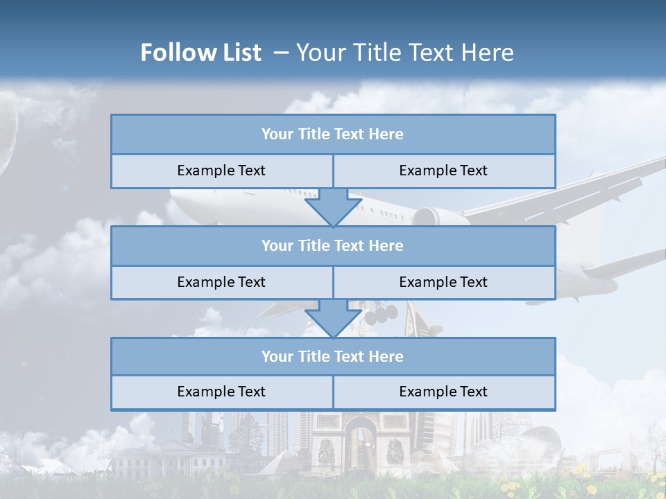 Travel Moon World PowerPoint Template
