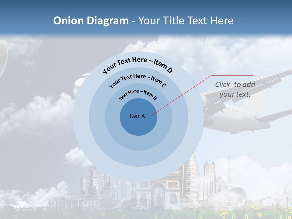 Travel Moon World PowerPoint Template
