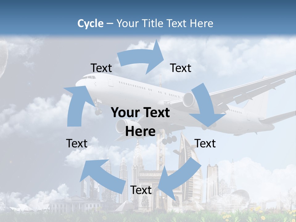 Travel Moon World PowerPoint Template