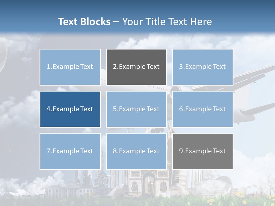 Travel Moon World PowerPoint Template