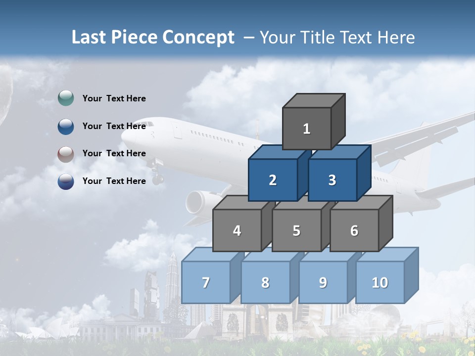 Travel Moon World PowerPoint Template