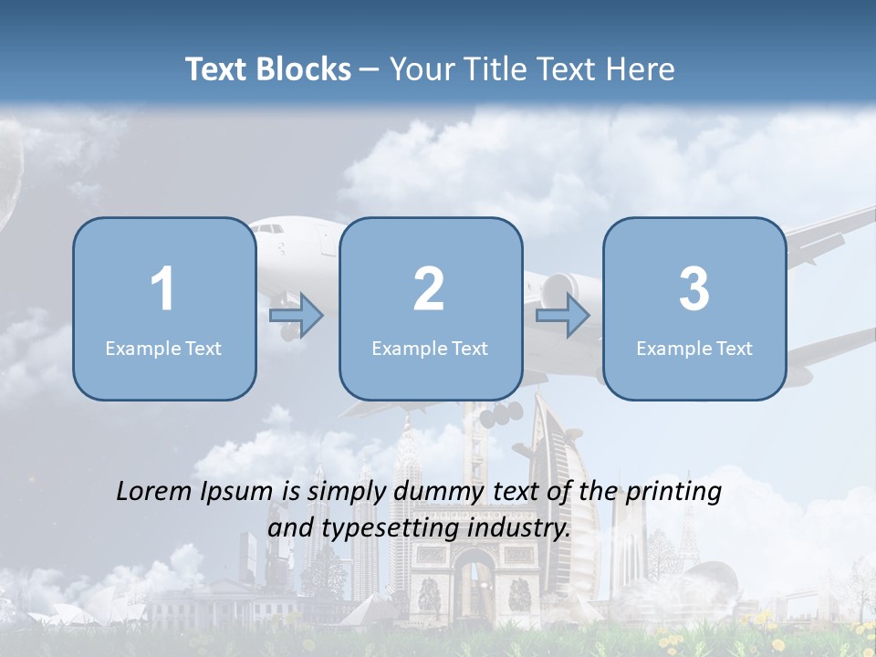 Travel Moon World PowerPoint Template