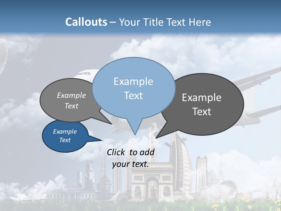 Travel Moon World PowerPoint Template