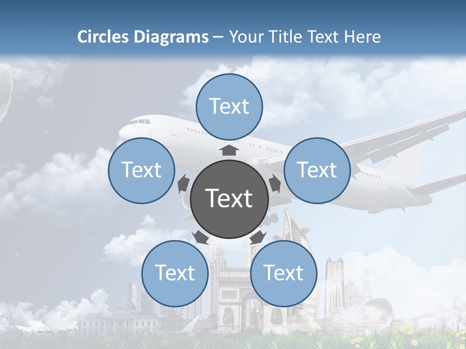 Travel Moon World PowerPoint Template