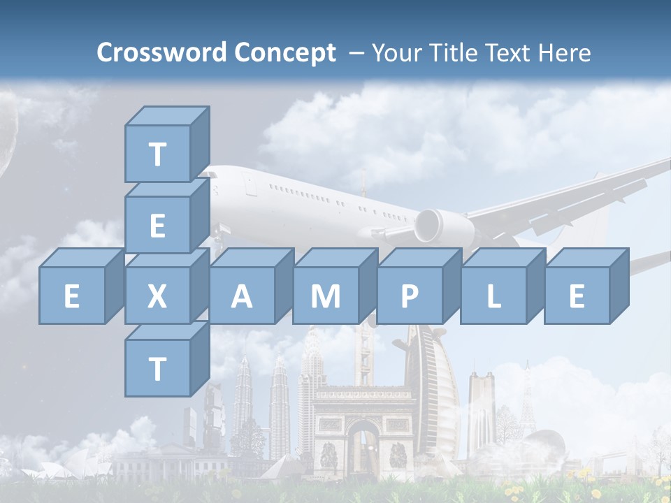 Travel Moon World PowerPoint Template