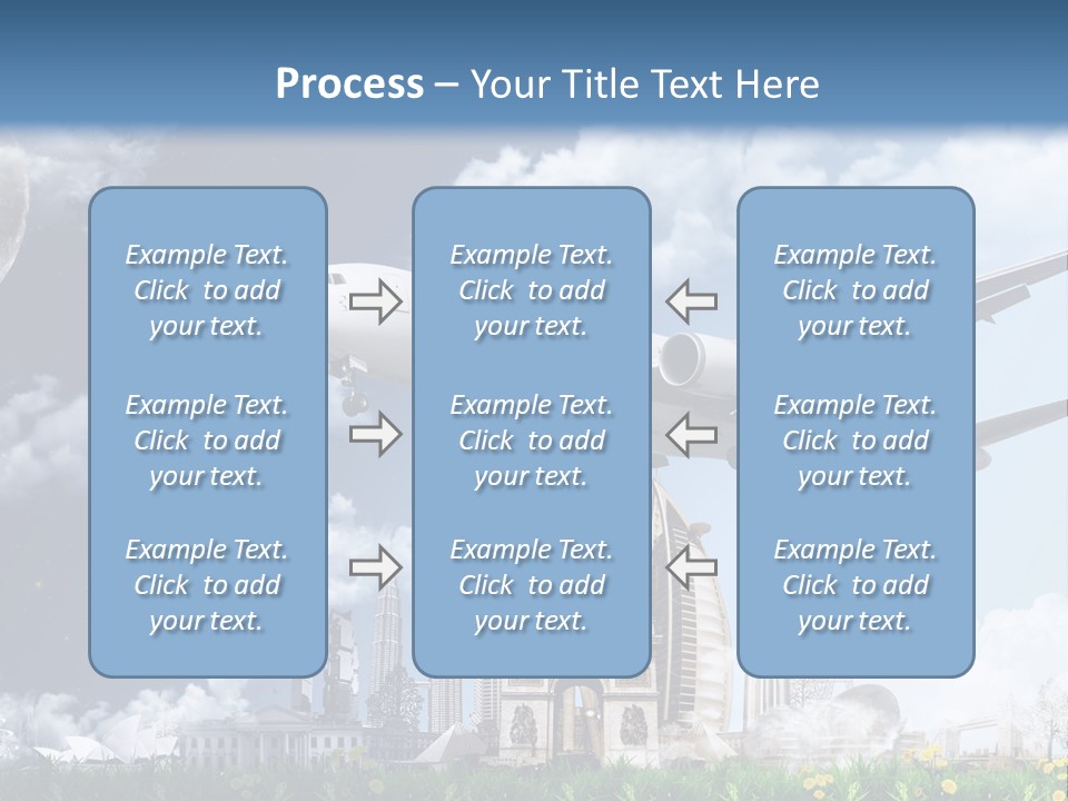 Travel Moon World PowerPoint Template