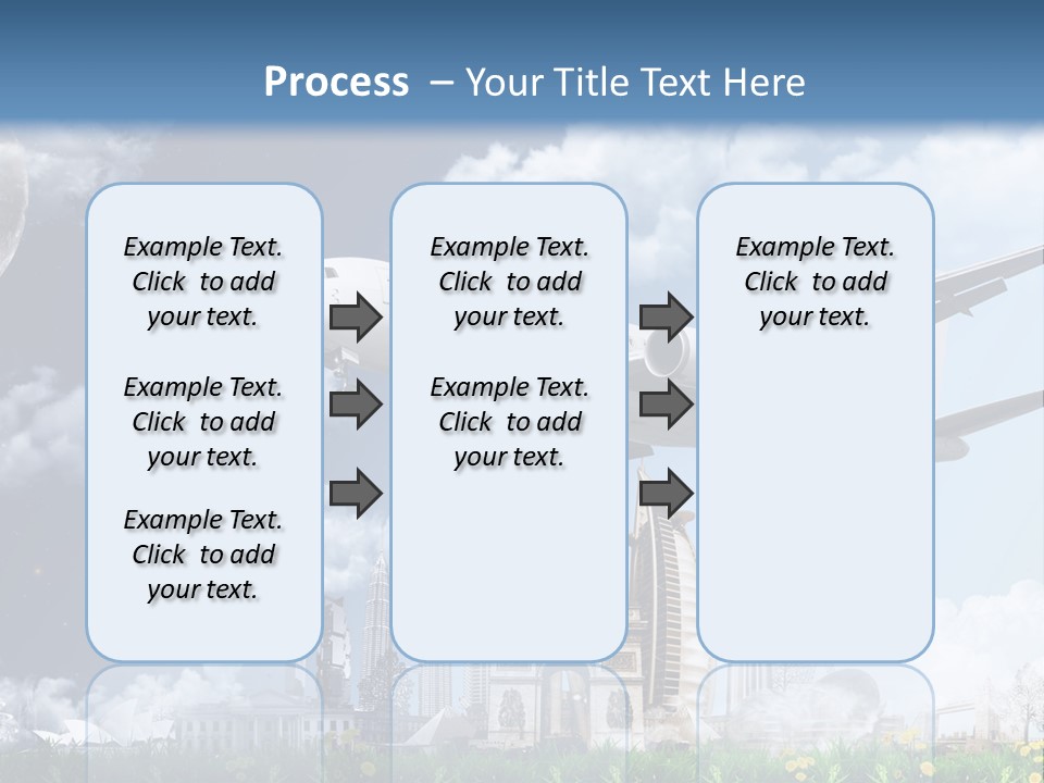 Travel Moon World PowerPoint Template