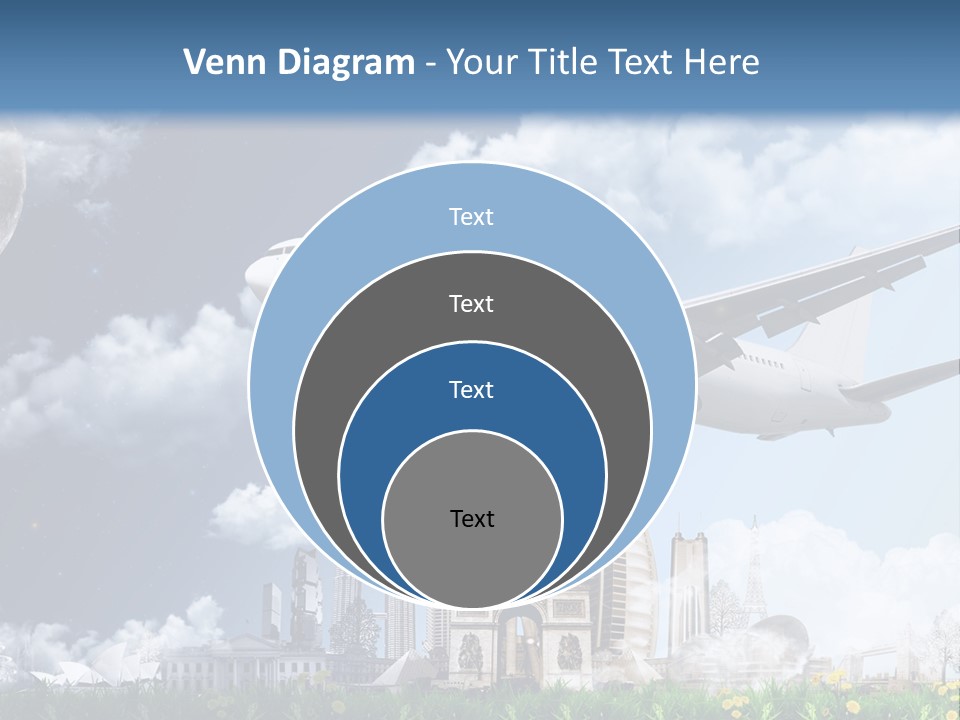 Travel Moon World PowerPoint Template