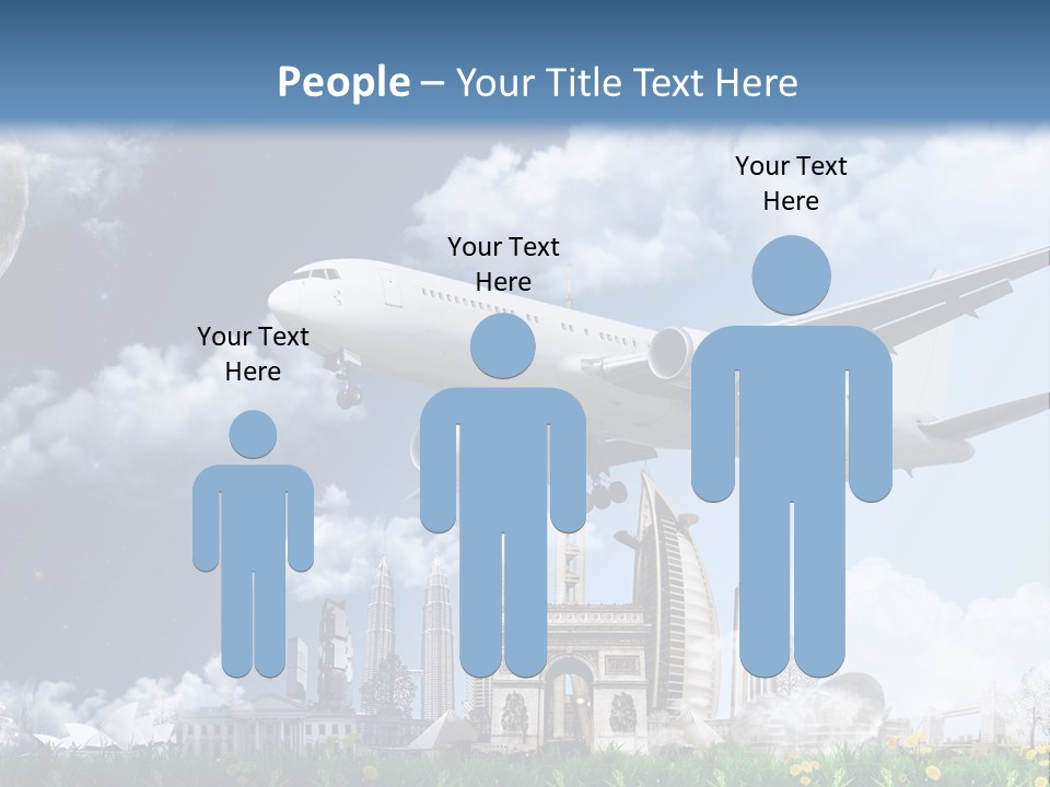 Travel Moon World PowerPoint Template