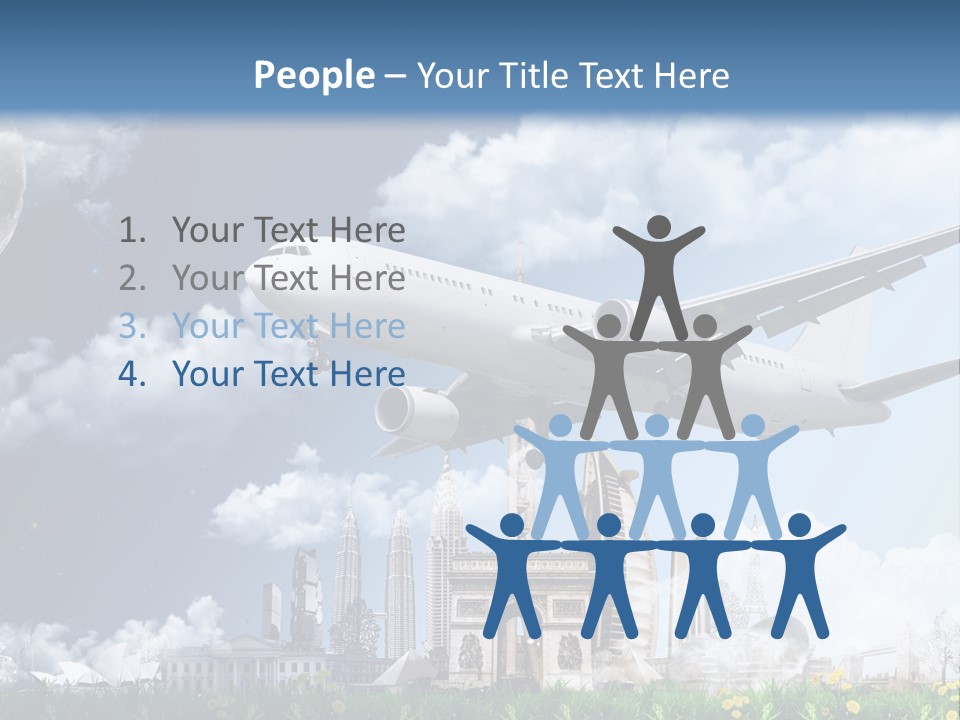 Travel Moon World PowerPoint Template