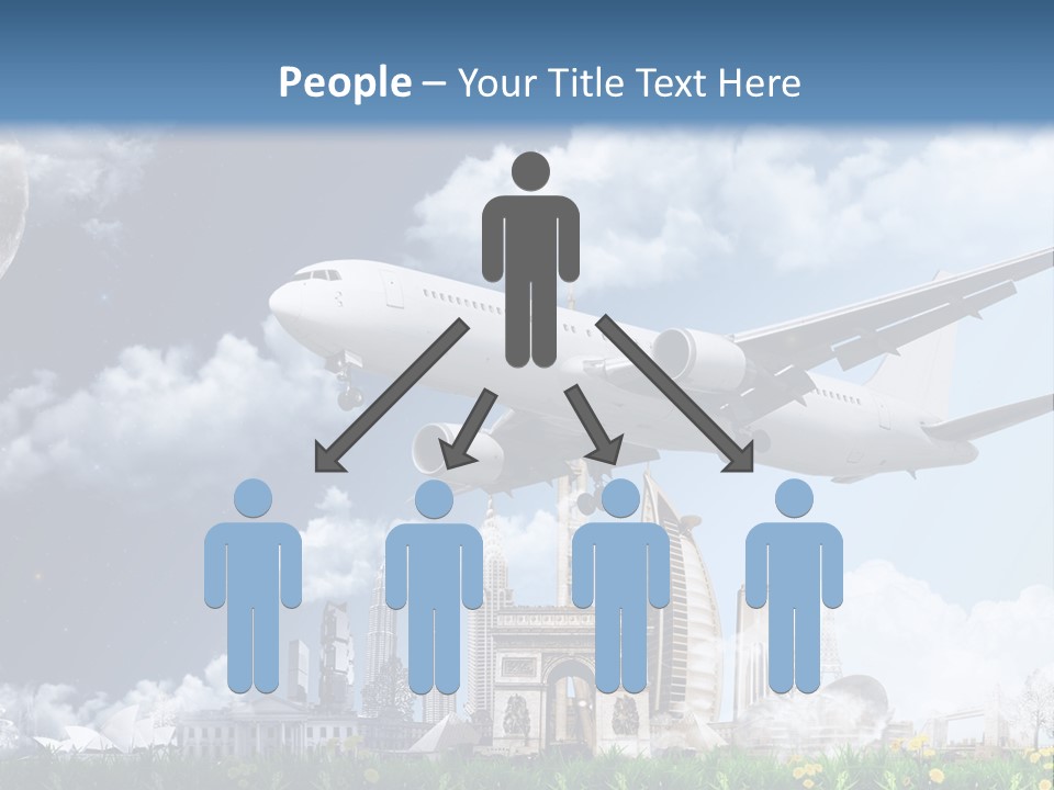 Travel Moon World PowerPoint Template