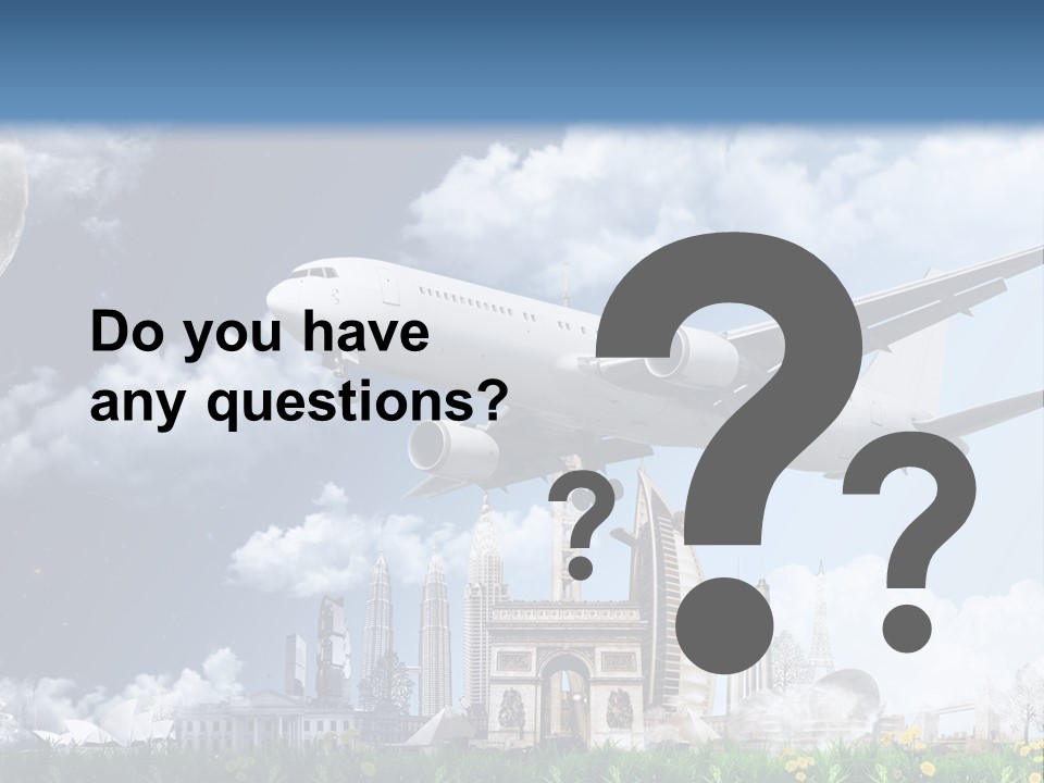 Travel Moon World PowerPoint Template