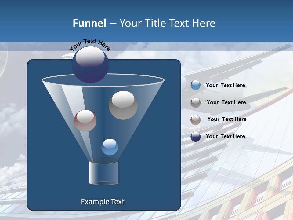 Transportation Airoplane Green PowerPoint Template