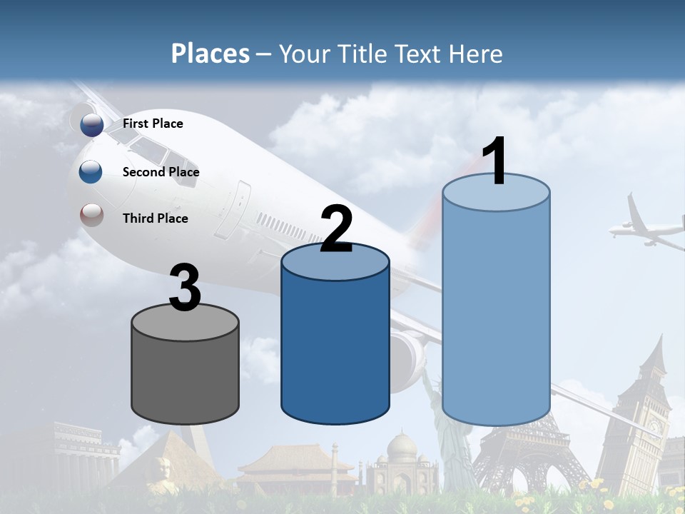Wing Stars Land PowerPoint Template