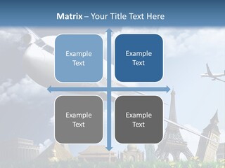 Wing Stars Land PowerPoint Template