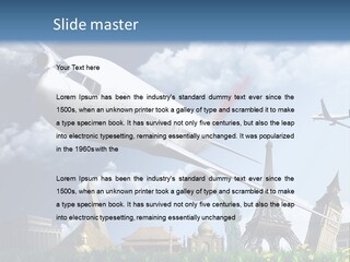 Wing Stars Land PowerPoint Template