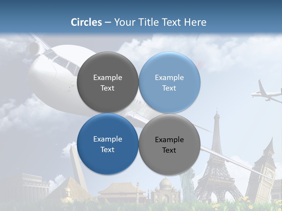 Wing Stars Land PowerPoint Template