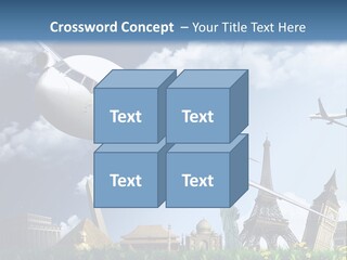 Wing Stars Land PowerPoint Template