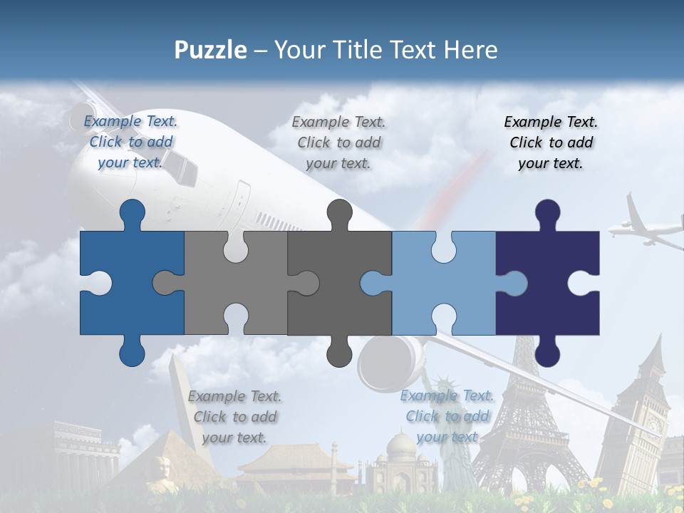 Wing Stars Land PowerPoint Template