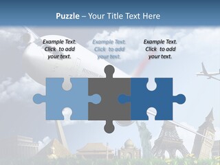 Wing Stars Land PowerPoint Template