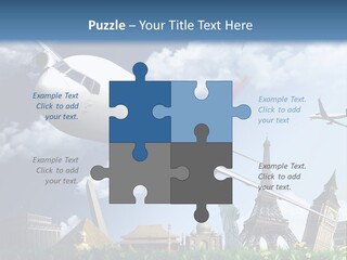 Wing Stars Land PowerPoint Template